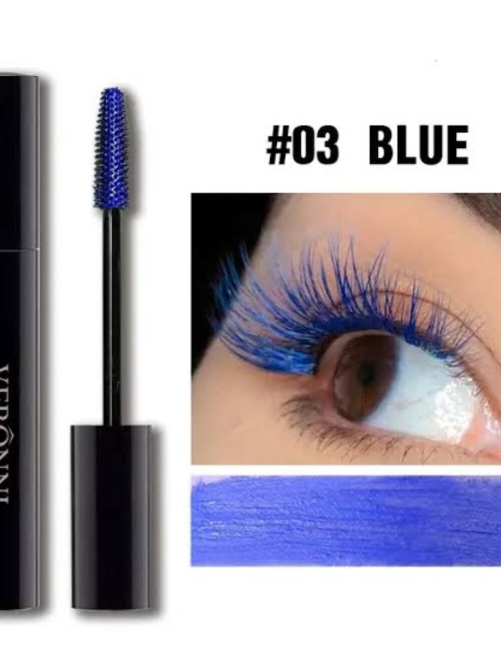 NEW Veronni Mascara 03 Blue